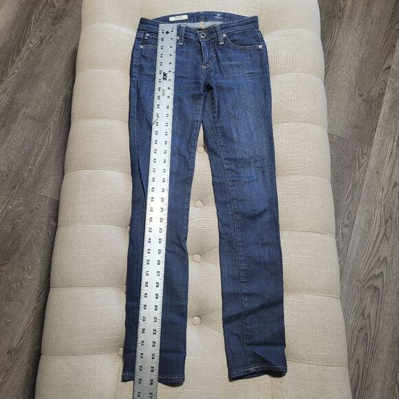 Ag Adriano Goldschmied Blue Stilt Cigarette Leg Womens 24 R - Picture 10 of 12